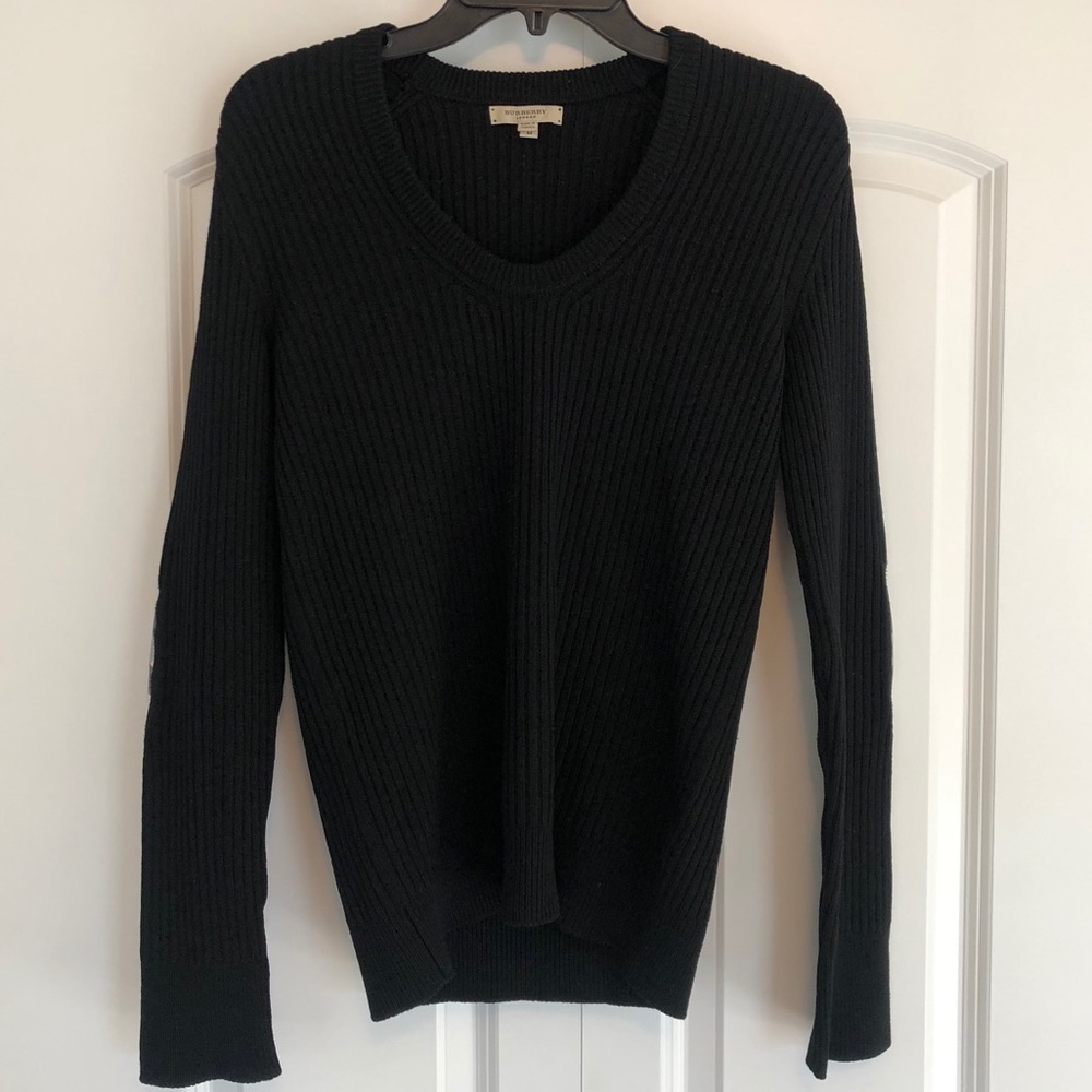 Burberry Sweater with Elbow Patches